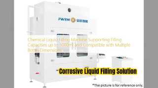 Machine de remplissage de liquide corrosif pour bouteilles de 5000 ml