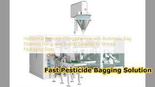 Machine horizontale de remplissage et de scellage de pesticides