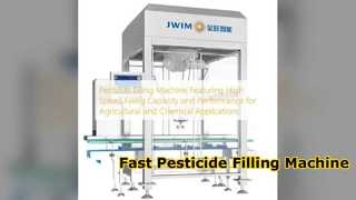 Machine de remplissage de pesticides à grande vitesse pour l'industrie chimique