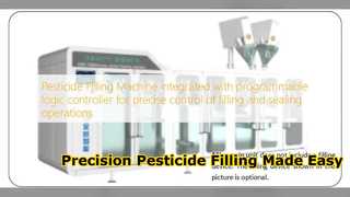 Machine de remplissage et de scellage de pesticides de précision