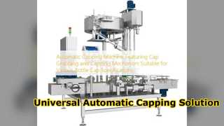 Machine de capsulage automatique pour tous les types de bouteilles