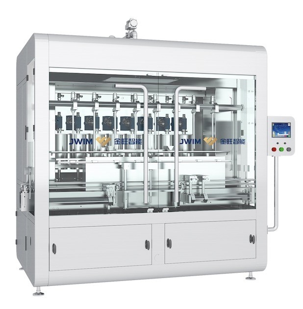 Machine automatique de remplissage de liquide chimique en acier inoxydable avec plage de remplissage variable pour bouteille de pesticide