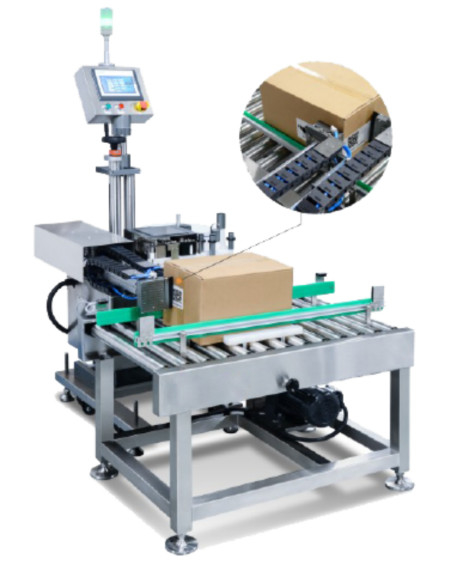 30 à 60 pièces/min TN-PA6210P Machine d'étiquetage d'angle à impression instantanée