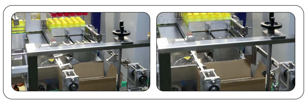 Machine d'emballage automatique de carton KZ-2T pour les bouteilles de verre rondes ou carrées ordinaires et les bouteilles en plastique