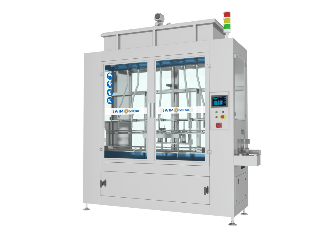 Machine de remplissage à micro-ordinateur contrôlée par PLC avec rétroaction de poids à échelle électrique et cadre en acier inoxydable 304