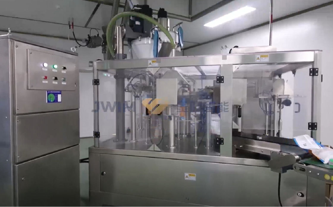 la machine à emballer rotatoire de la poche 100g-1kg pour le sel saupoudrent les produits chimiques vétérinaires d'engrais