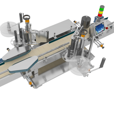 Machine d'étiquetage à double face pour bouteille ronde TN-200LDS 2500BPH