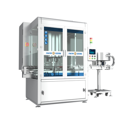 Machine de capotage automatique à vis rotative contrôlée par PLC 8 têtes 50ML-1000ML max 9000 BPH