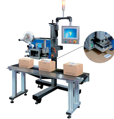 30 à 60 pièces/min TN-PA6210X Machine d'étiquetage à impression instantanée à angle droit