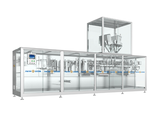 SUS304 Cadre entièrement automatique machine à emballer des films à rouleaux horizontaux pour poudre / particule