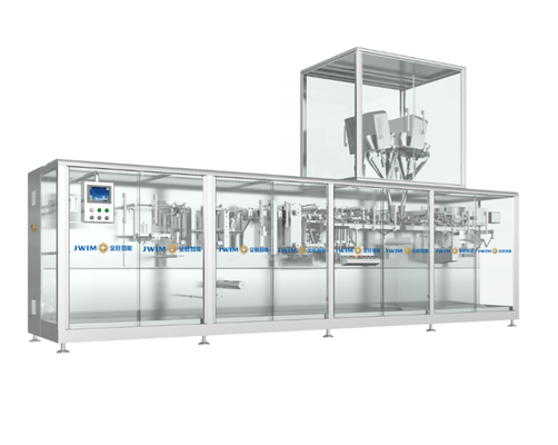 Machine d'emballage de film à rouleaux horizontaux entièrement automatique, efficace, sûre et écologique