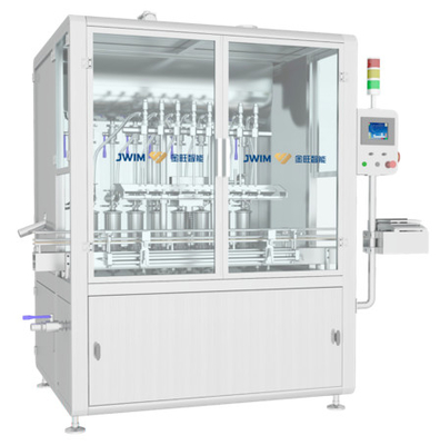 Têtes 80ml-1L de la machine de remplissage de piston du cadre SS304 8 avec le système de contrôle de Schneider