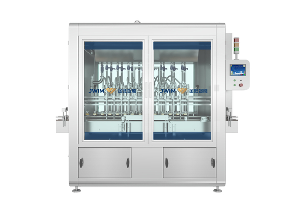 Machine de remplissage liquide remplissante de piston de pesticide de 16 têtes 6000 BPH 50ML-1000ML